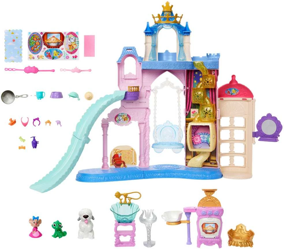 Mattel Lėlių namas Disney Princess gyvūnėlių rūmai