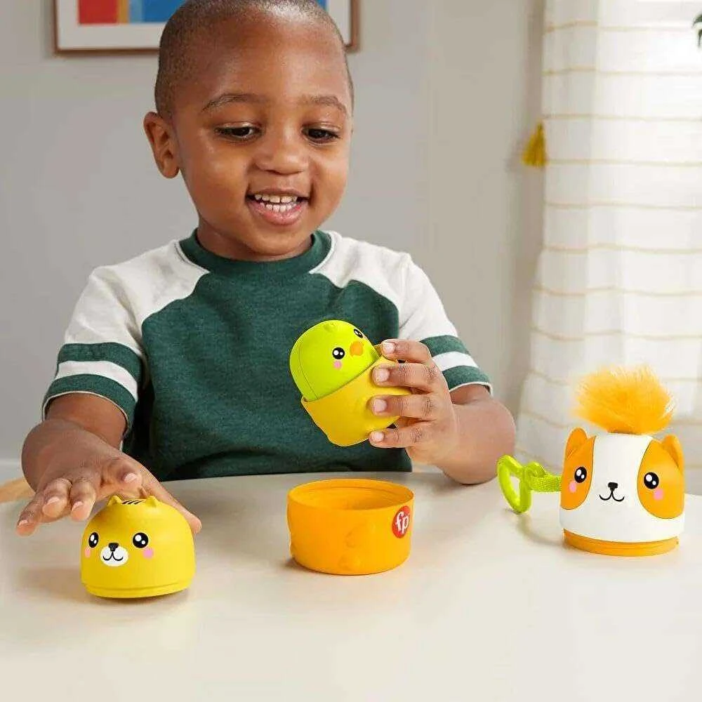 Mattel Nešiojamas žaidimų rinkinys „Gyvūnai“ – sulankstomi žaislai