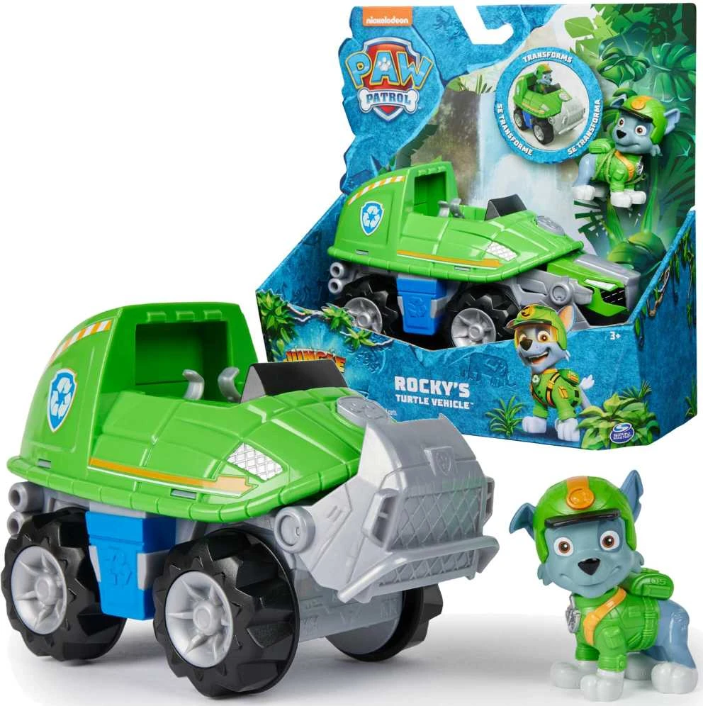 Spin Master PAW PATROL transporto priemonė Jungle Pups Rocky, 6067763