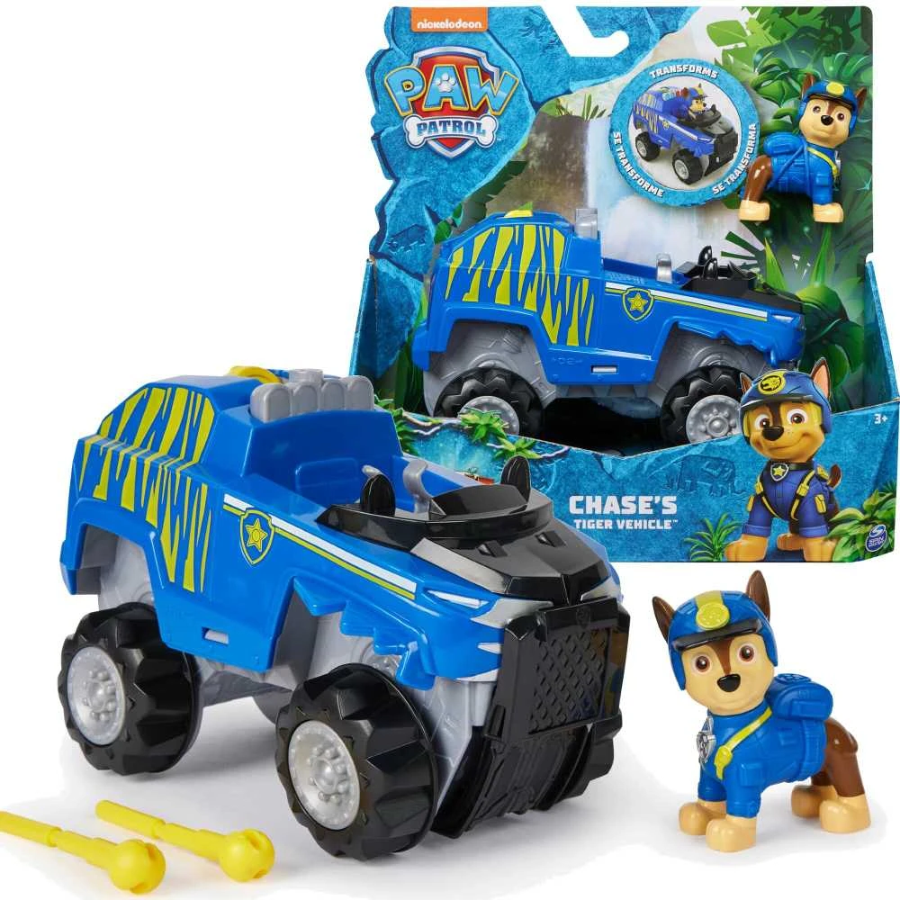 Spin Master PAW PATROL transporto priemonė Jungle Pups Chase, 6067758