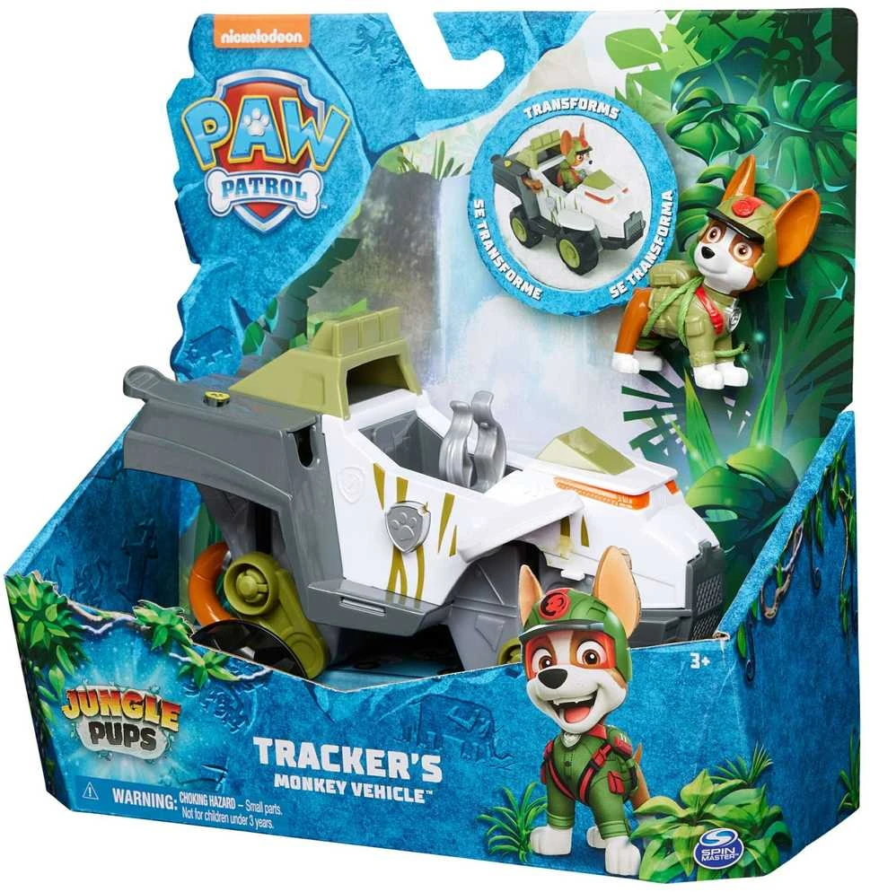 Spin Master PAW PATROL transporto priemonė Jungle Pups Tracker, 6067762