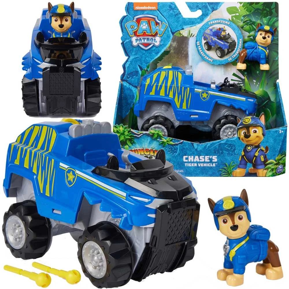 Spin Master PAW PATROL transporto priemonė Jungle Pups Chase, 6067758