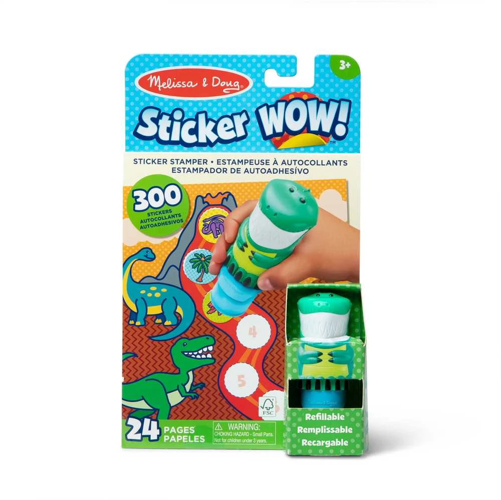 Spin Master Melissa & Doug Mellisa ir Doug: Lipdukų pasaulis – dinozauras