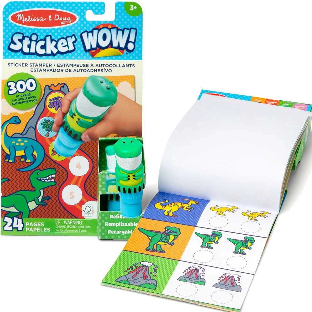 Spin Master Melissa & Doug Mellisa ir Doug: Lipdukų pasaulis – dinozauras