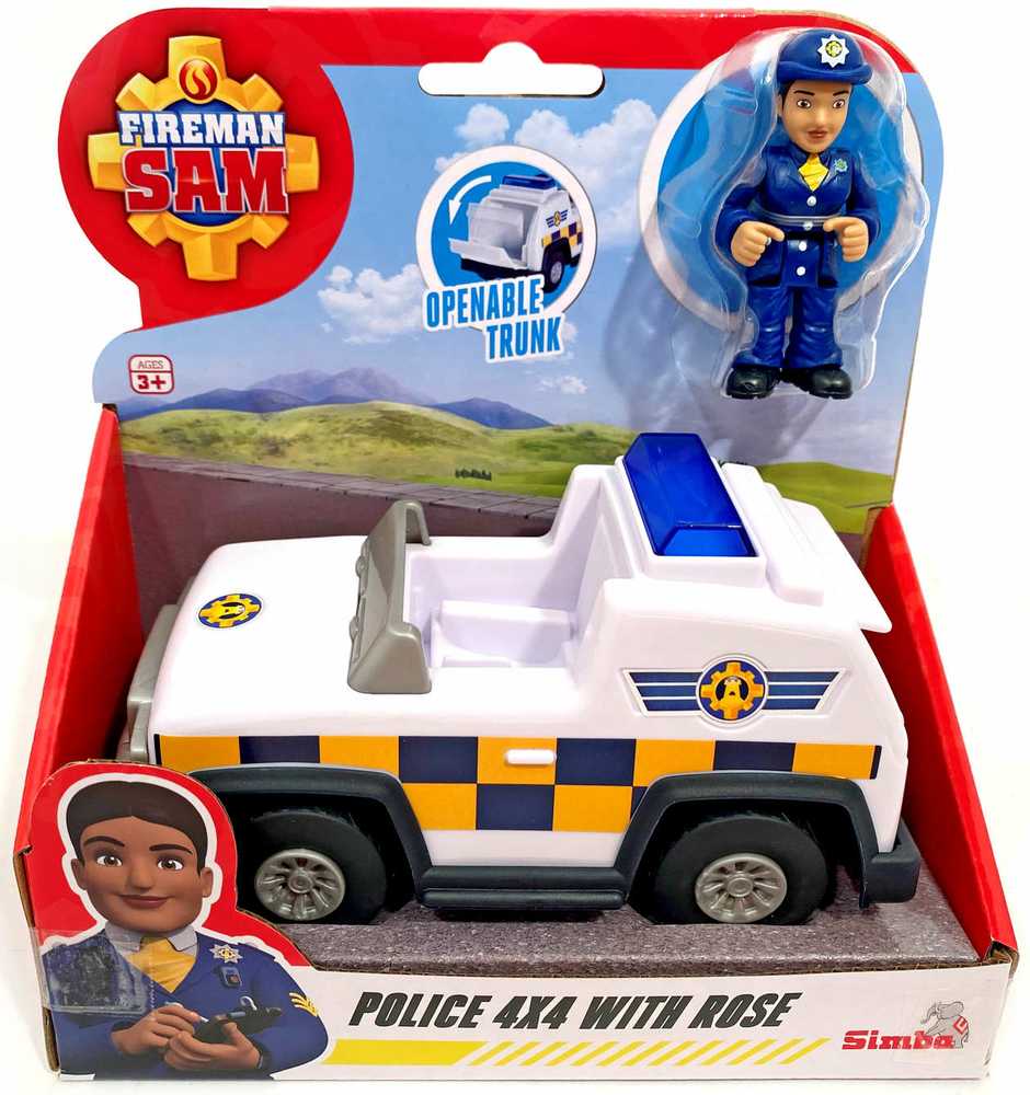 „Simba“ ugniagesys Sam Jeep 4x4 mini figūrėlė
