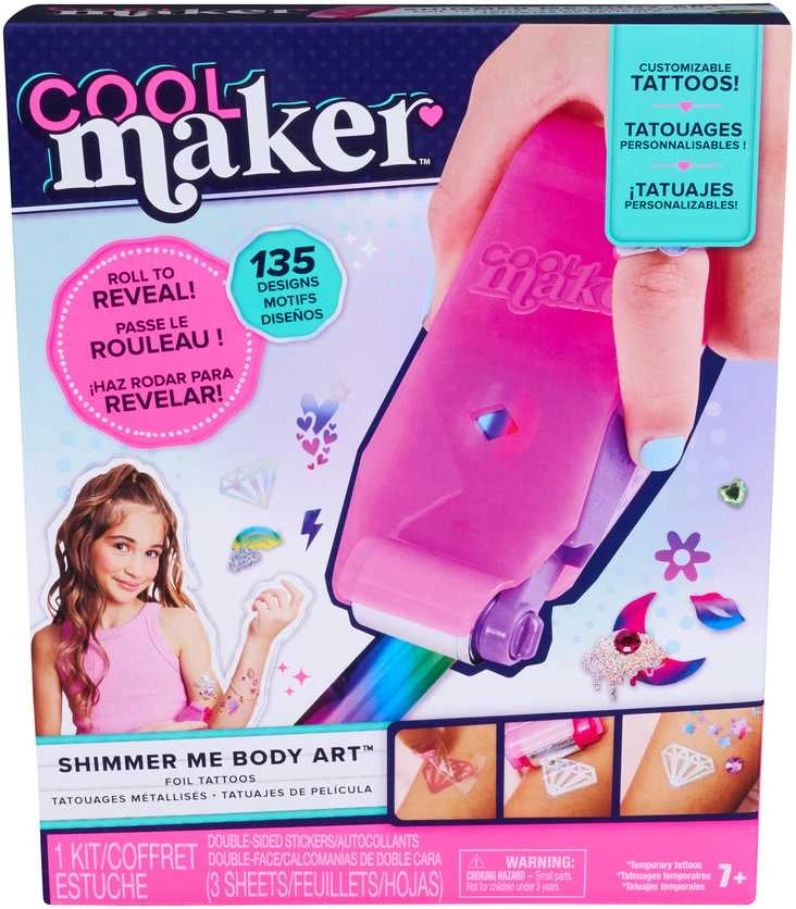 Spin Master COOL Rinkinys „Blizgančios tatuiruotės“