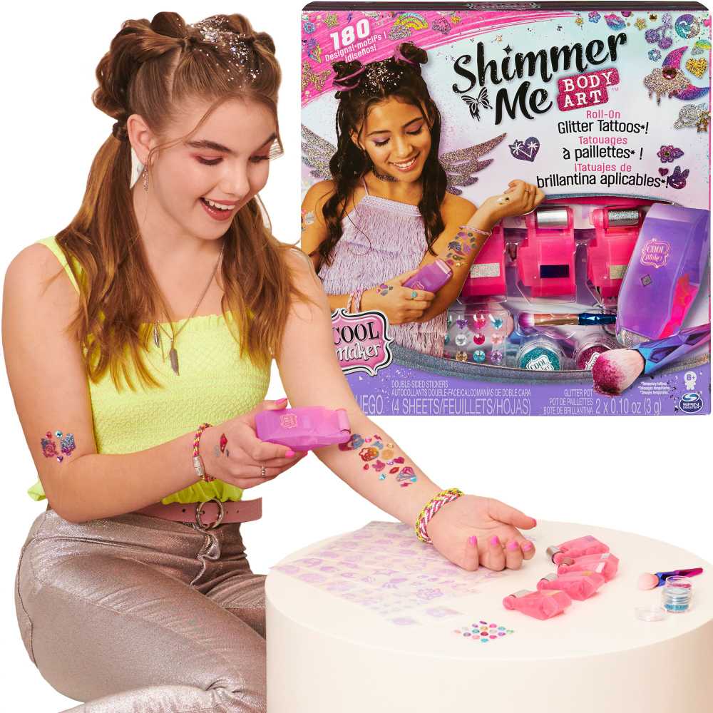 Spin Master COOL! Blizgančios tatuiruotės