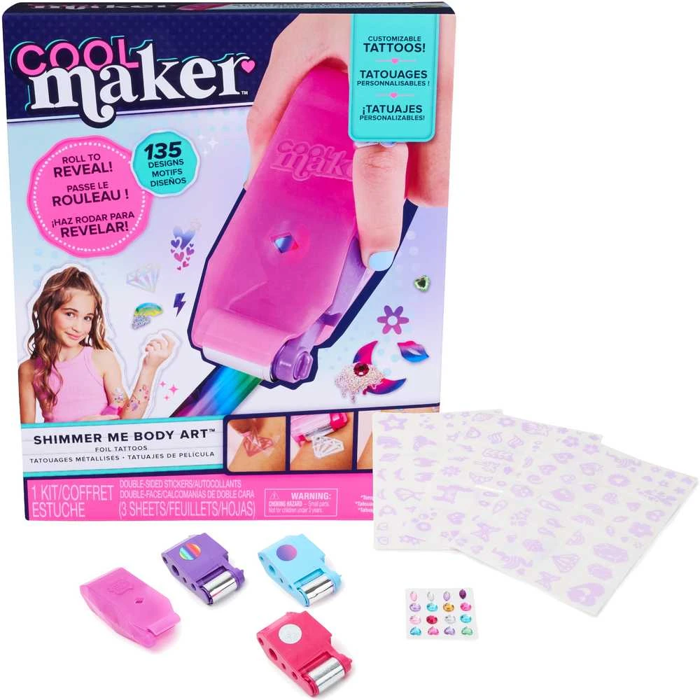 Spin Master COOL Rinkinys „Blizgančios tatuiruotės“