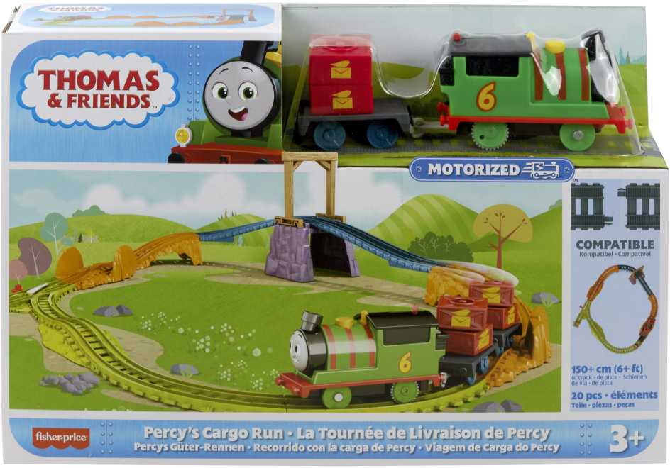 Fisher Price Rinkinys Tomas ir draugai Pašto pristatymas Petro lokomotyvas su diskais ir vikšrais