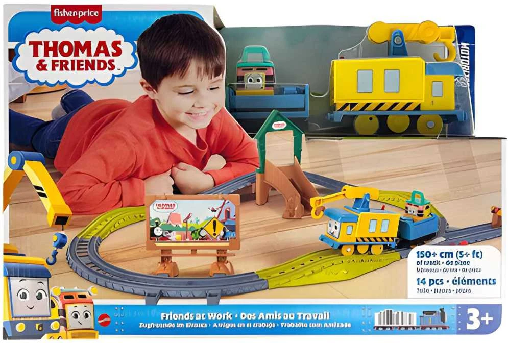 Fisher Price Tomas ir draugai užimti draugai Lokomotyvas su pavara + vikšrai