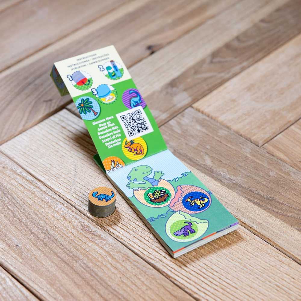 Papildymo rinkinys Sticker Wow Dinozaurai 200 lipdukų Melissa & Doug