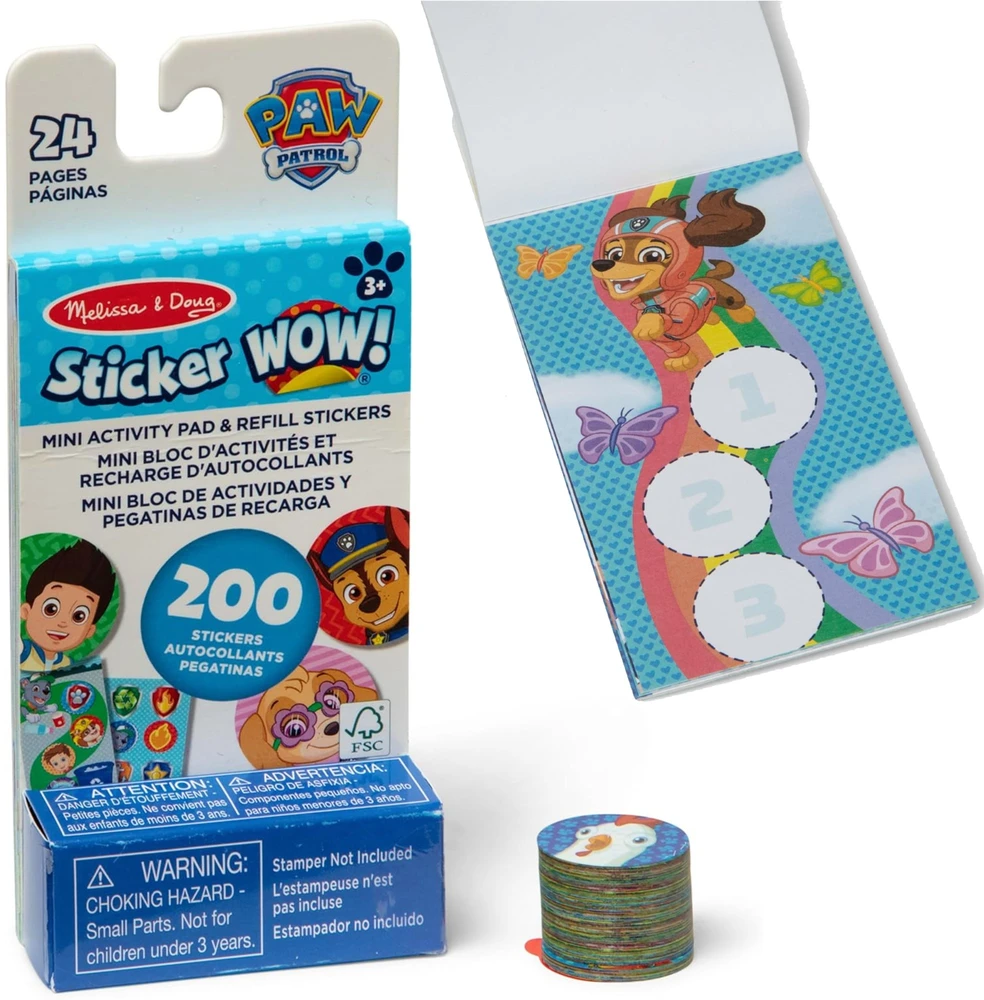 MELISSA & DOUG STICKER WOW! Lipdukai „Šunyčiai patruliai“