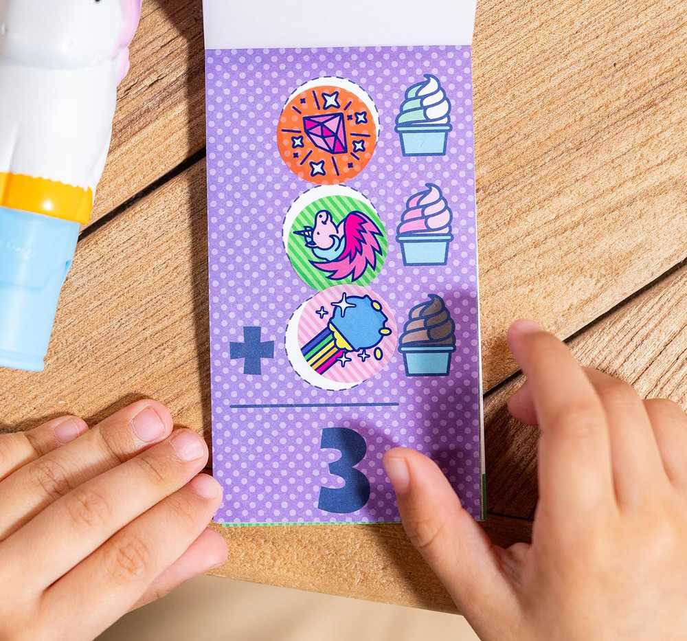 Papildomas rinkinys Sticker Wow Vienaragis 200 lipdukų Melissa & Doug