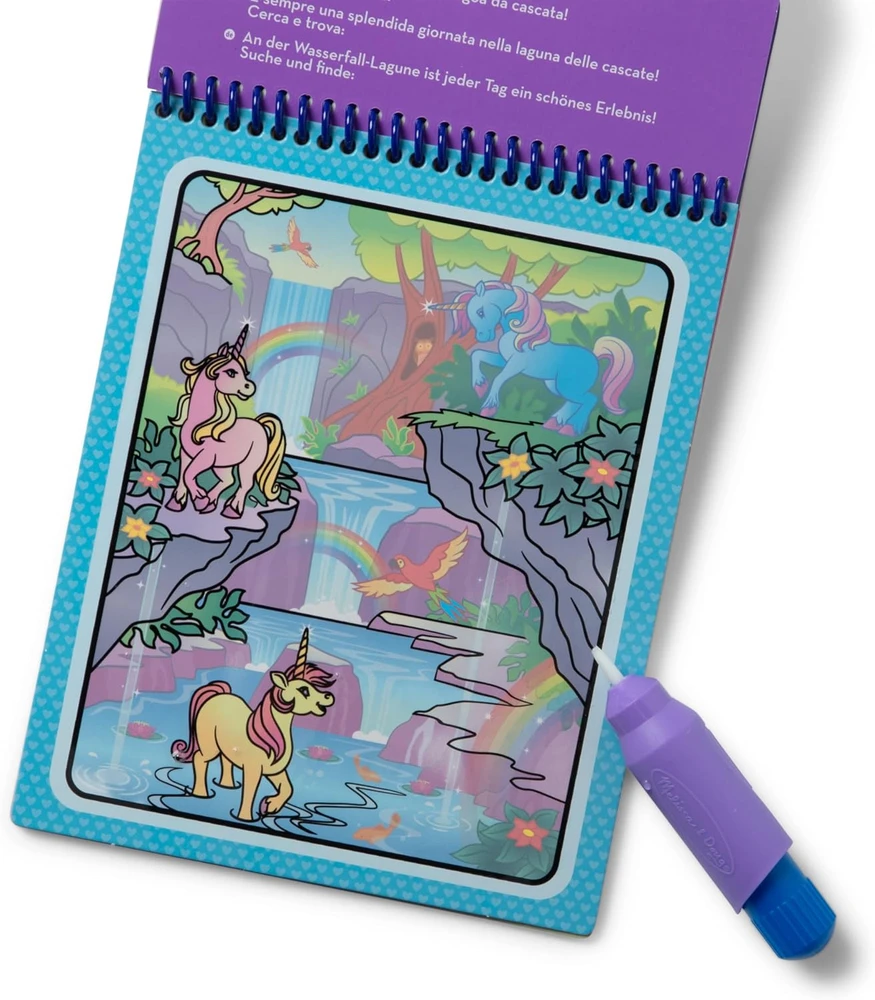 Vandeninė spalvinimo knygelė „Vienaragiai“ + flomasteris Vanduo Wow Unicorn