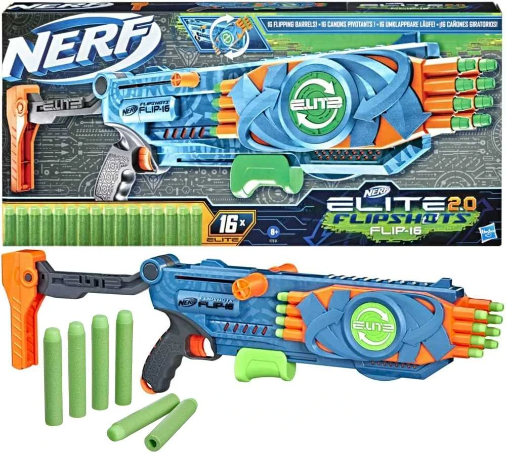 Hasbro NERF Elite 2.0 Šautuvas FLIP 16