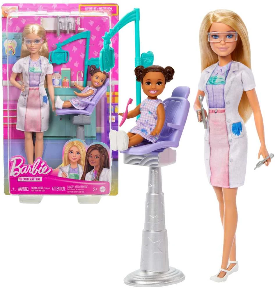Mattel BARBIE lėlė odontologė (JCR74)