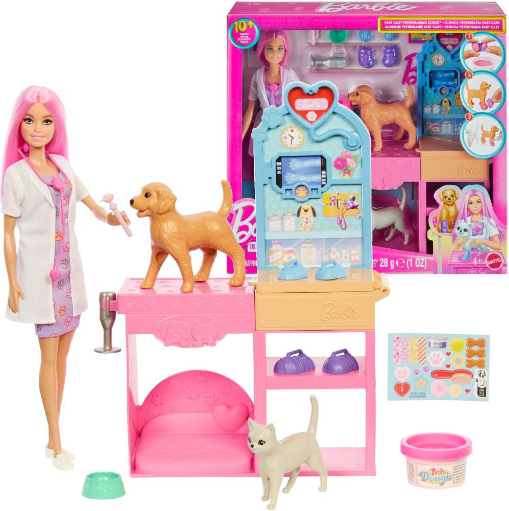 Mattel BARBIE lėlės veterinarės rinkinys (JFX93)
