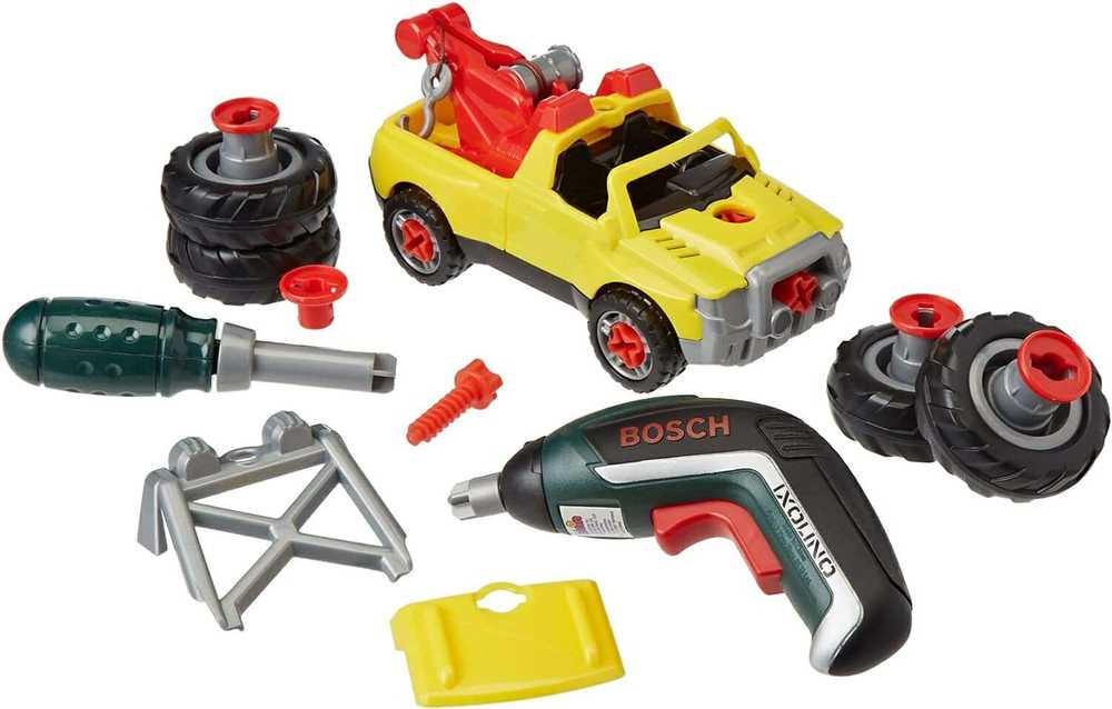 Klein 3in1 sukamas automobilis su Ixolino II atsuktuvu - geltonas 8689