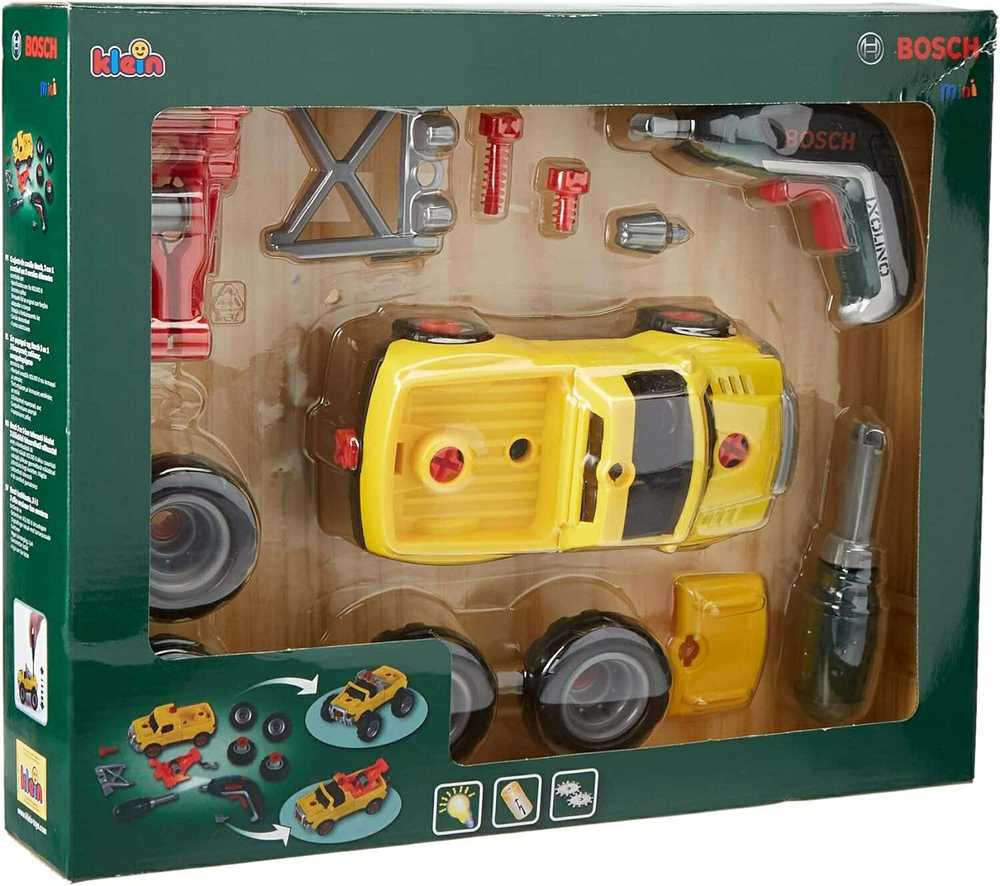 Klein 3in1 sukamas automobilis su Ixolino II atsuktuvu - geltonas 8689