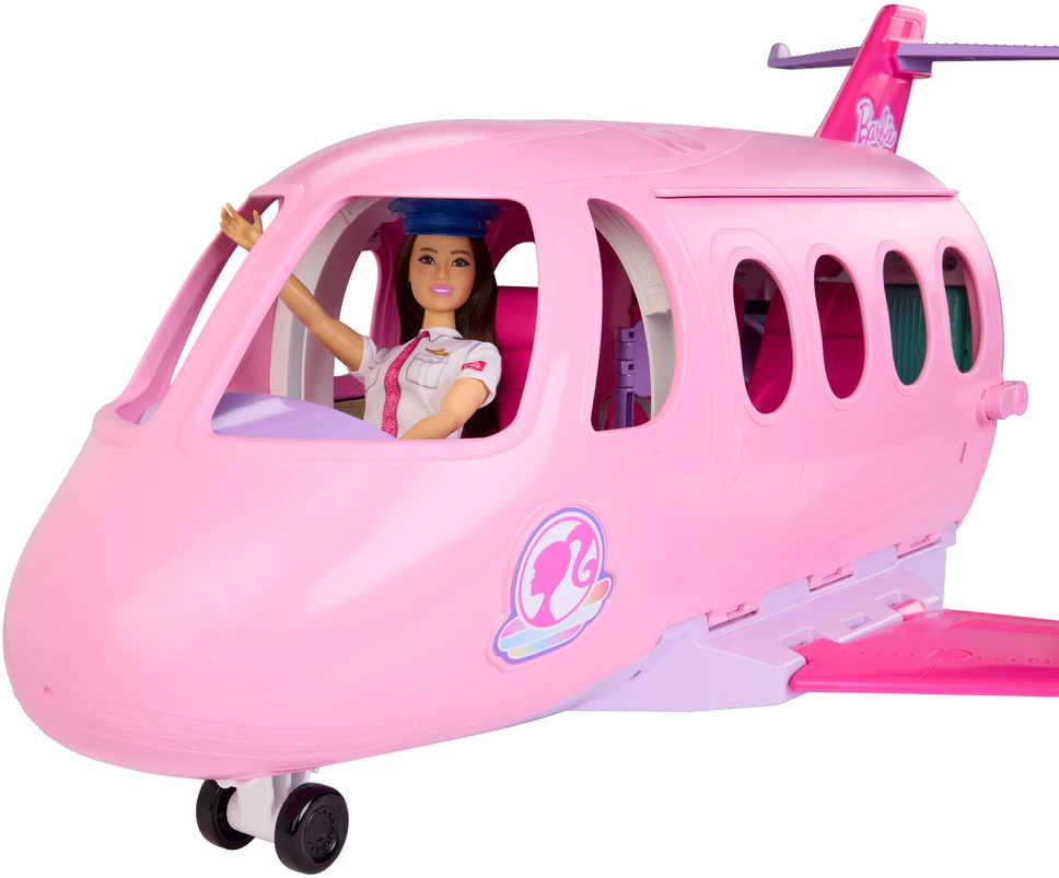 Samolot Barbie Dream Land Dream Plane dla lalek Barbie su garsais