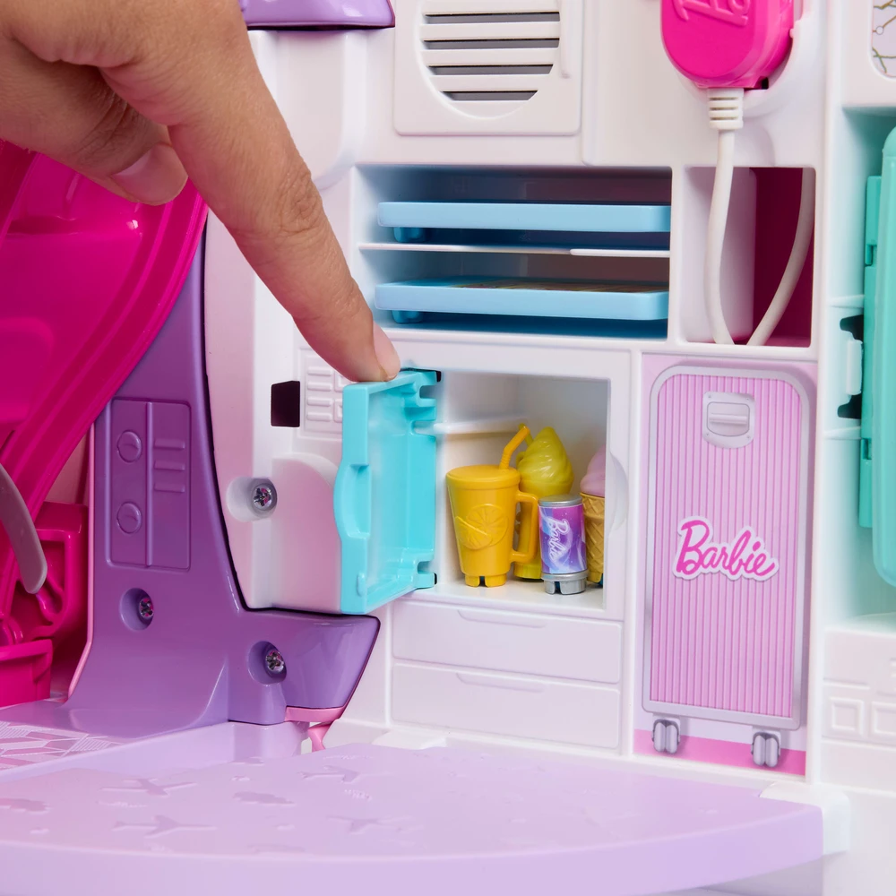 Samolot Barbie Dream Land Dream Plane dla lalek Barbie su garsais