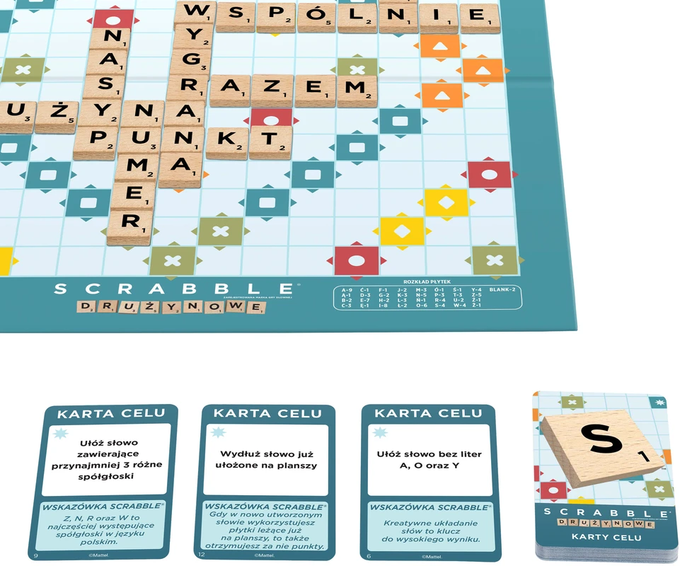 Mattel Scrabble medinės plytelės (JGR65)