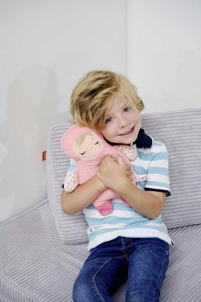 Squishbabies My Love pliušinis kūdikis rožinės spalvos aprangoje 28 cm