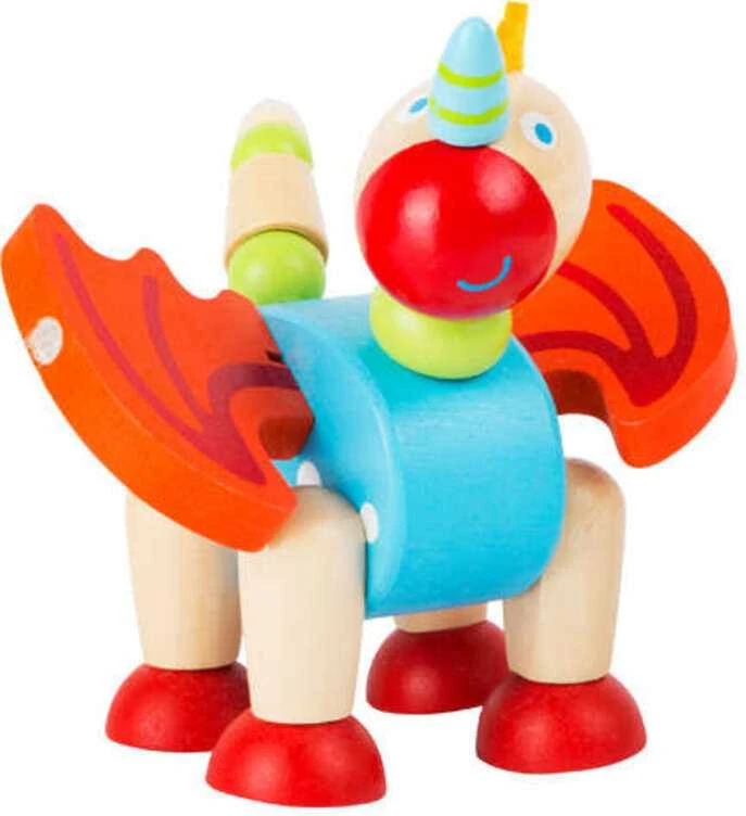 Almarina Maža pėda medinė figūrėlė Merlin Dragon 8 cm