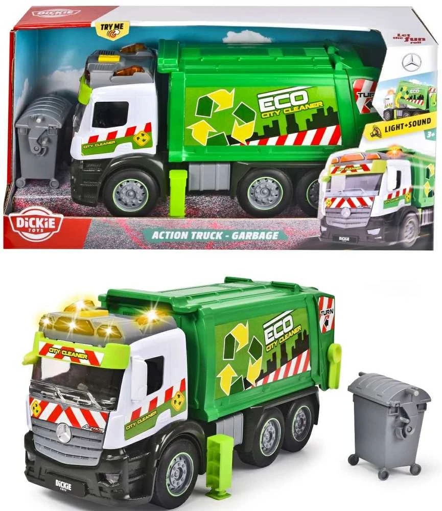 „Dickie City“ šiukšlių sunkvežimis „Mercedes 26cm“