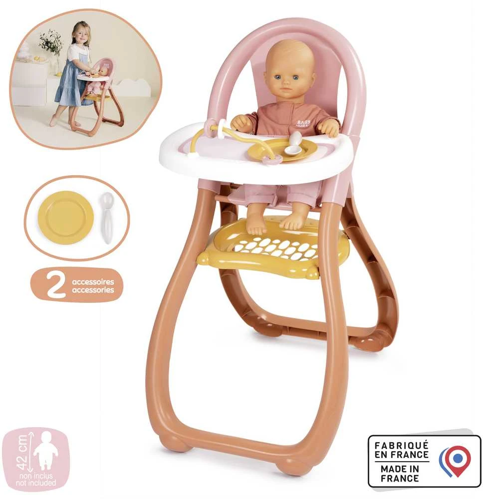 Smoby Baby Nurse maitinimo kėdutė lėlėms