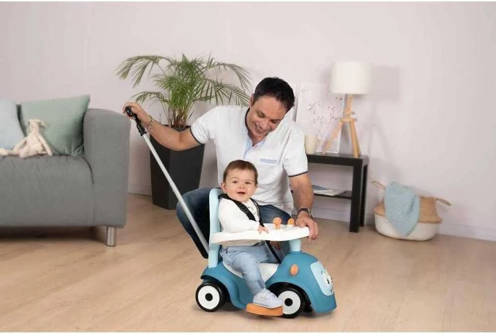 Smoby maestro 3in1 mėlynas važiavimas