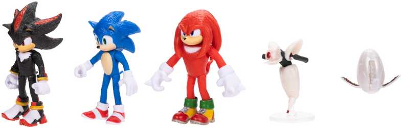 „Sonic 3 The Hedgehog“ 5 dalių figūrėlių rinkinys