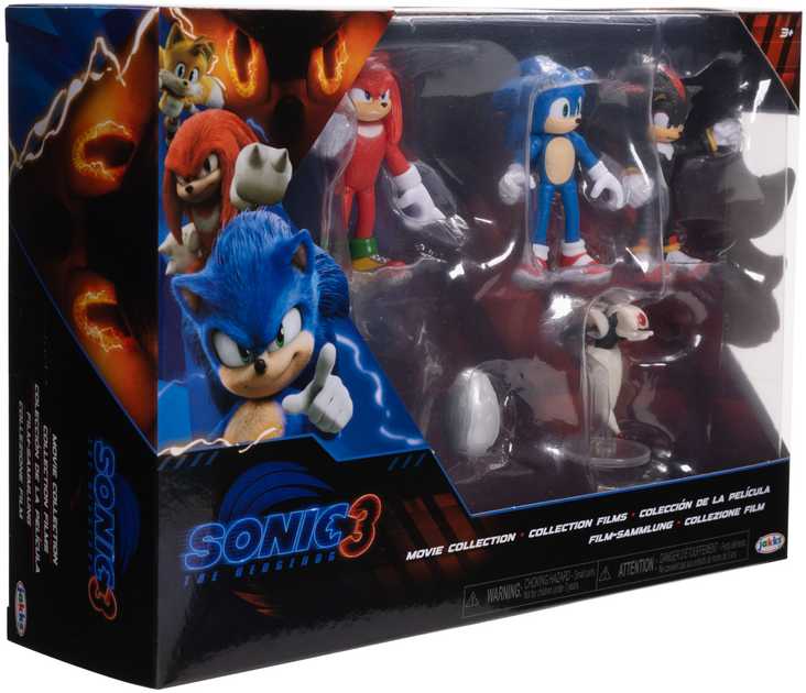 „Sonic 3 The Hedgehog“ 5 dalių figūrėlių rinkinys