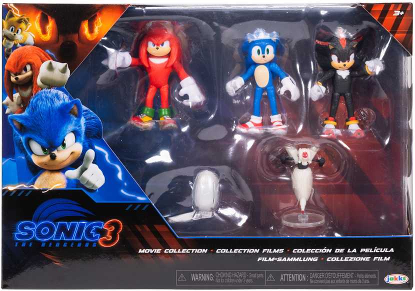 „Sonic 3 The Hedgehog“ 5 dalių figūrėlių rinkinys