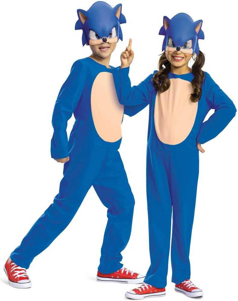 Sonic karnavalinis kostiumas berniukui ir mergaitei Ežys kostiumo maskuotė 109-126 cm (4-6 metų)