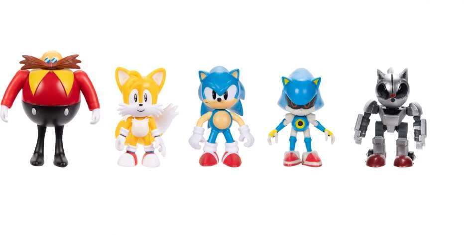 Sonic The Hedgehog - figūrėlių rinkinys 5 dalių, 6 cm (423644)