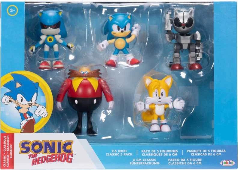 Sonic The Hedgehog - figūrėlių rinkinys 5 dalių, 6 cm (423644)