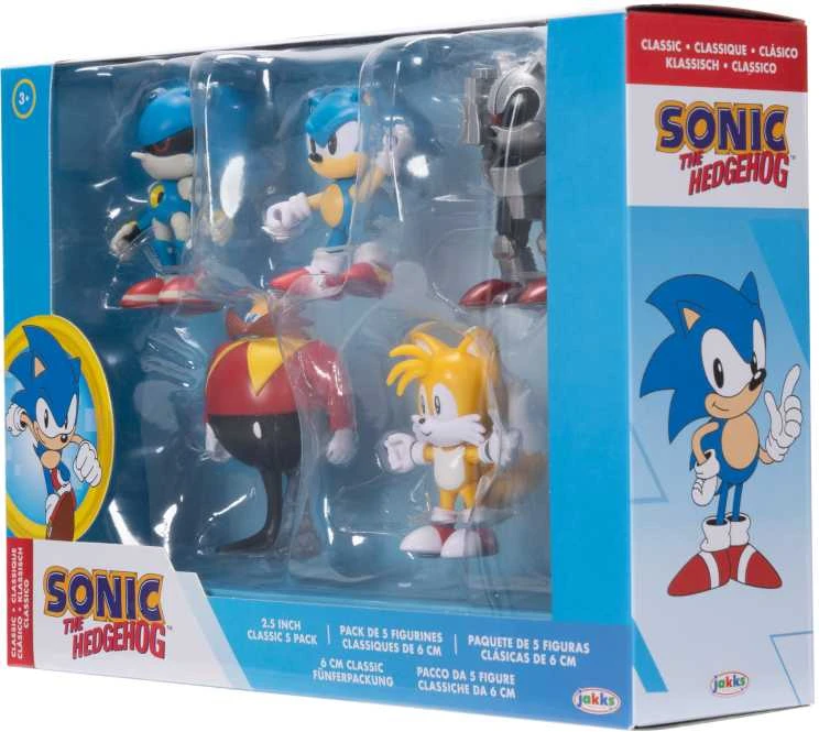 Sonic The Hedgehog - figūrėlių rinkinys 5 dalių, 6 cm (423644)
