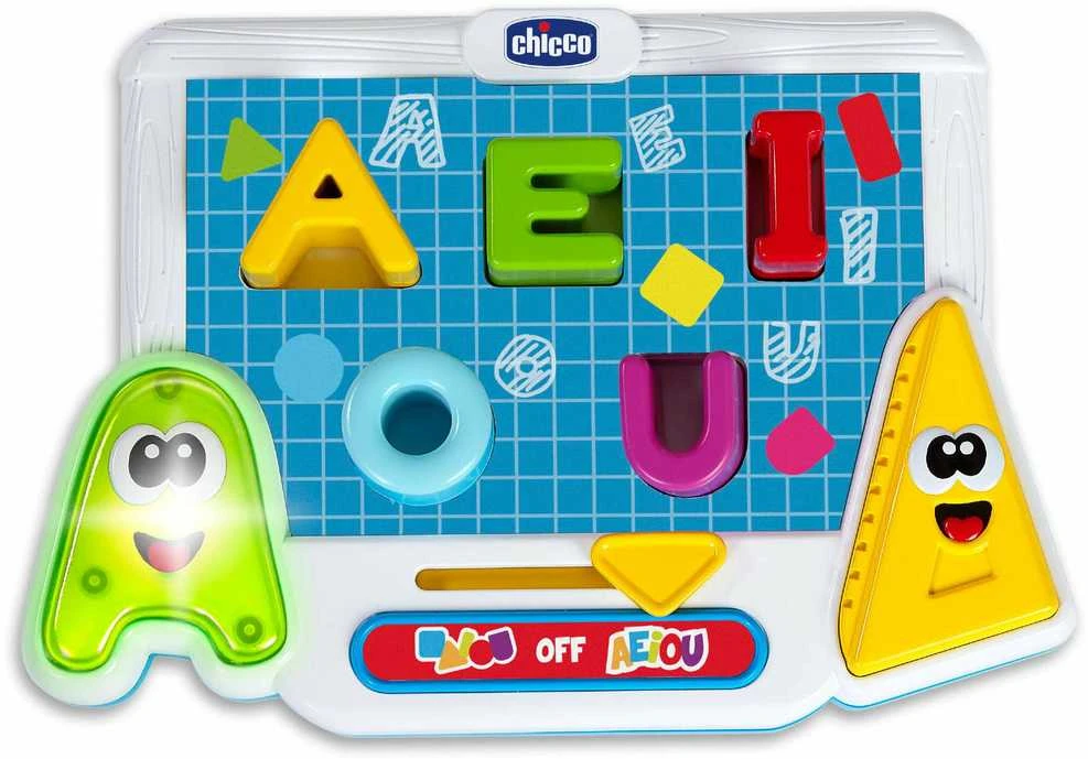 Žaislas kūdikiams Lavinamasis balsių ir formų žaidimas EDU, Chicco