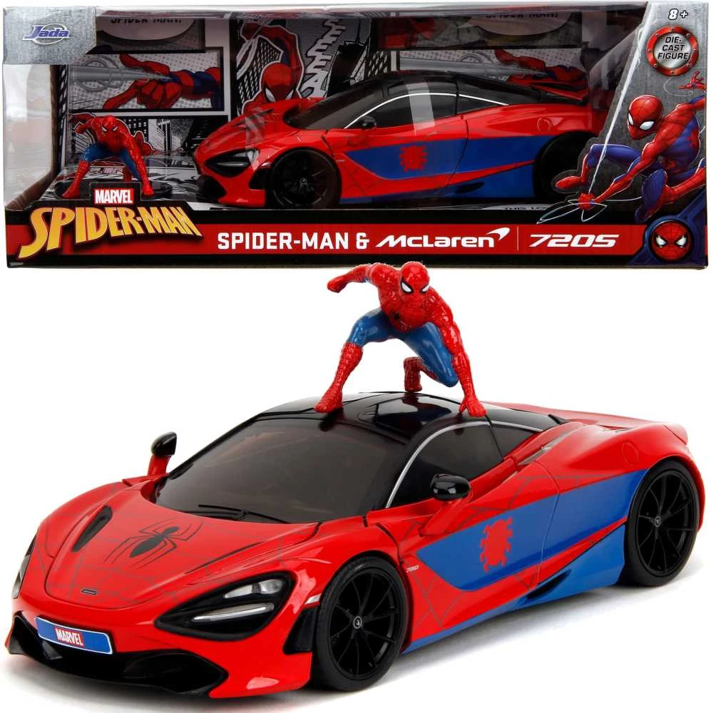 Žaislinis automobilis Jada Toys Spider Man McLaren 720S