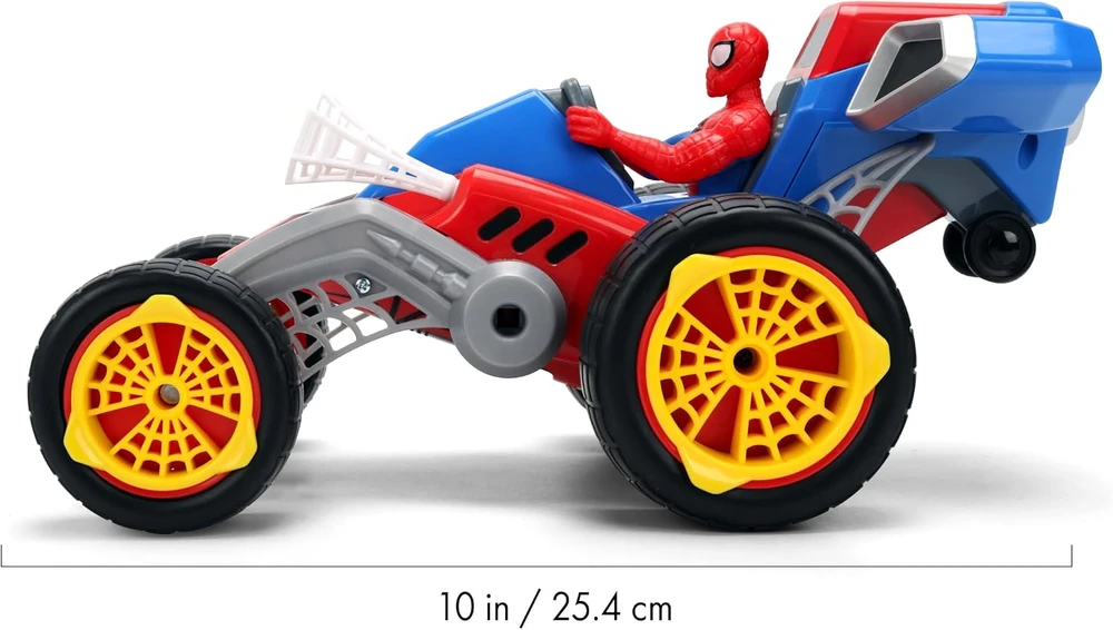 Jada Spider-Man zdalnie sterowany pojazd su funkcija strzelania pajęczynami RC Web Shooting Buggy 1:20