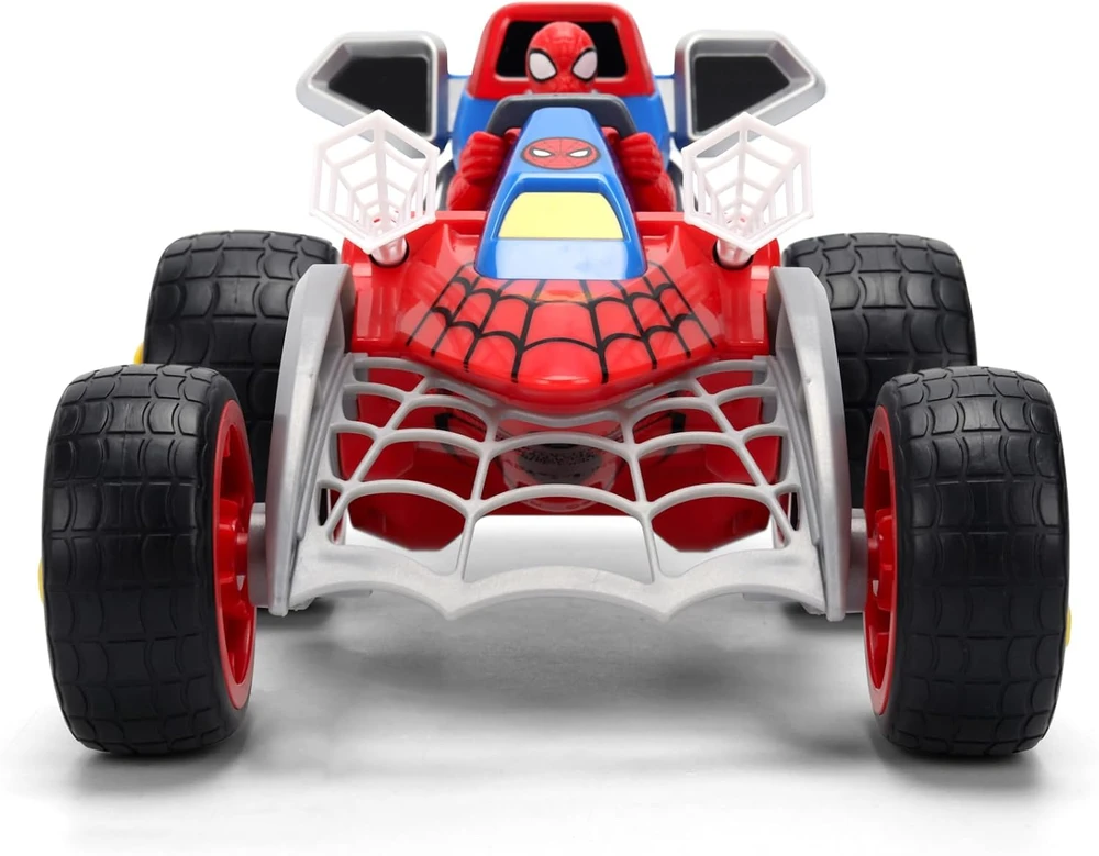 Jada Spider-Man zdalnie sterowany pojazd su funkcija strzelania pajęczynami RC Web Shooting Buggy 1:20