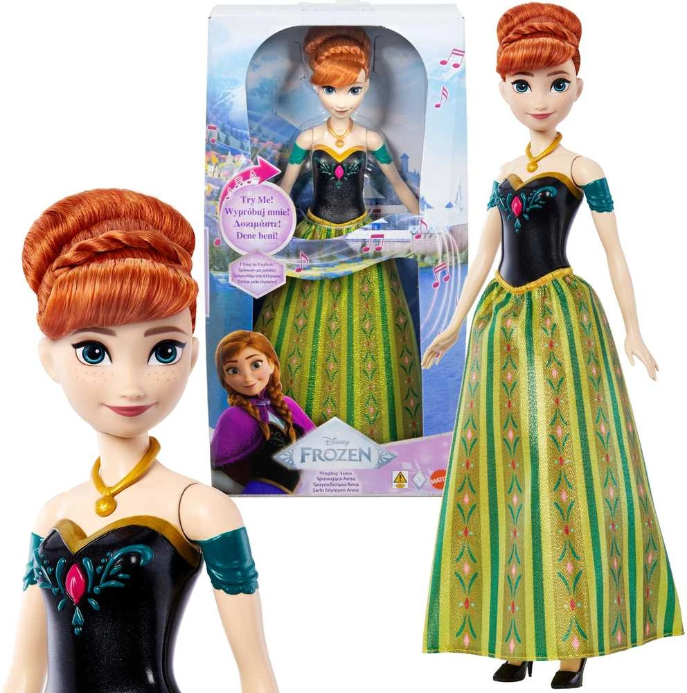 Mattel DISNEY FROZEN dainuojanti lėlė Ana (JDX53)