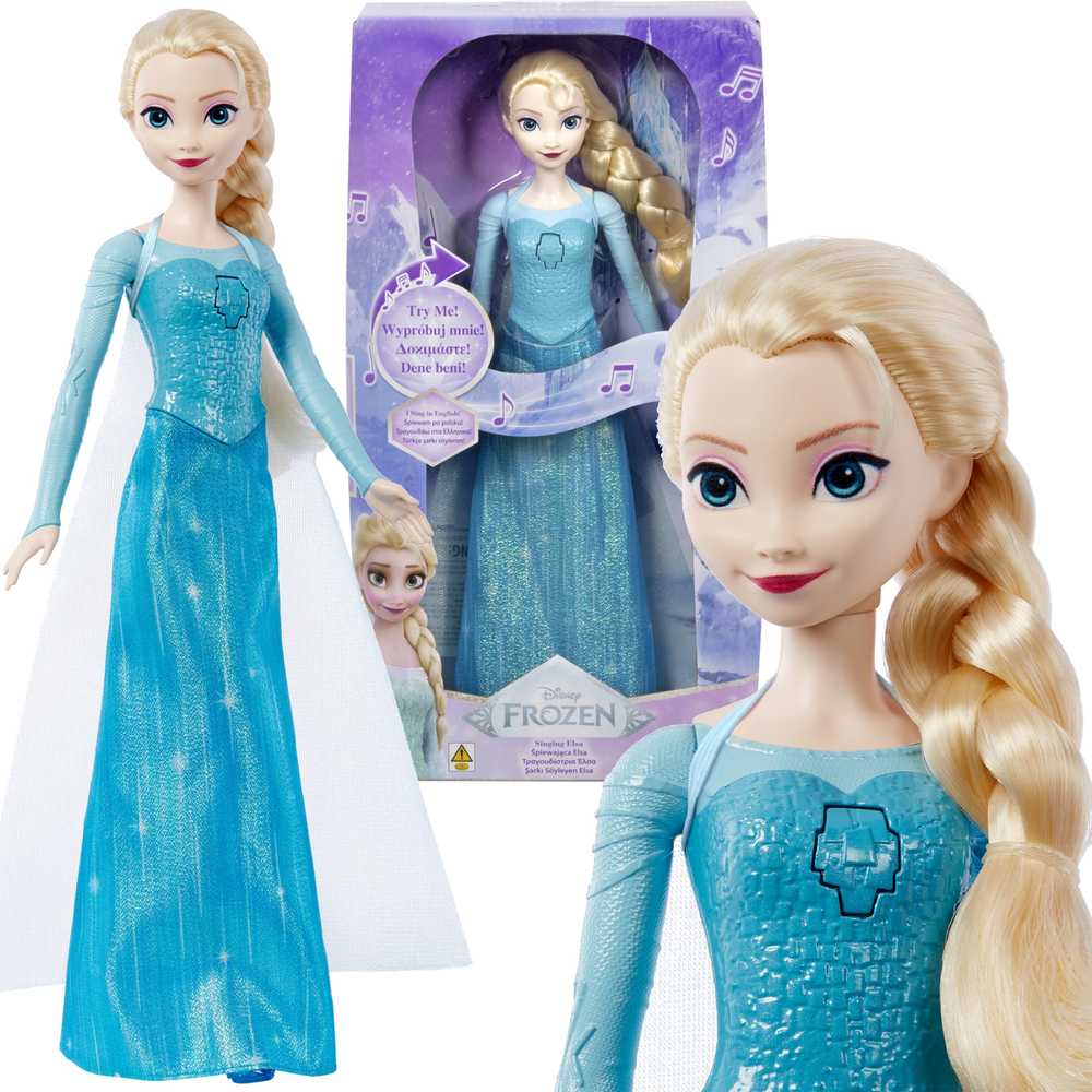 Mattel Lėlė princesė Elsa iš Frozen su garsu