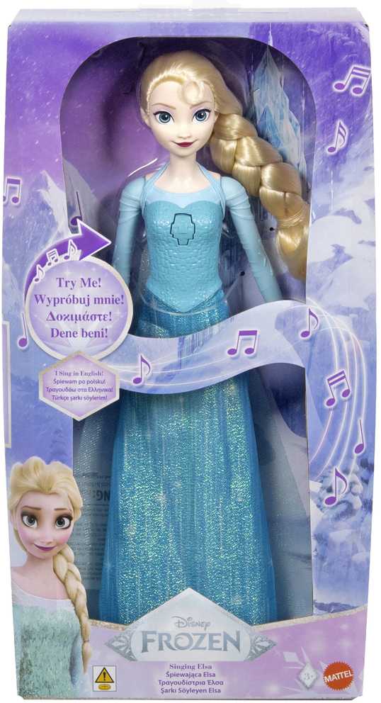 Mattel Lėlė princesė Elsa iš Frozen su garsu