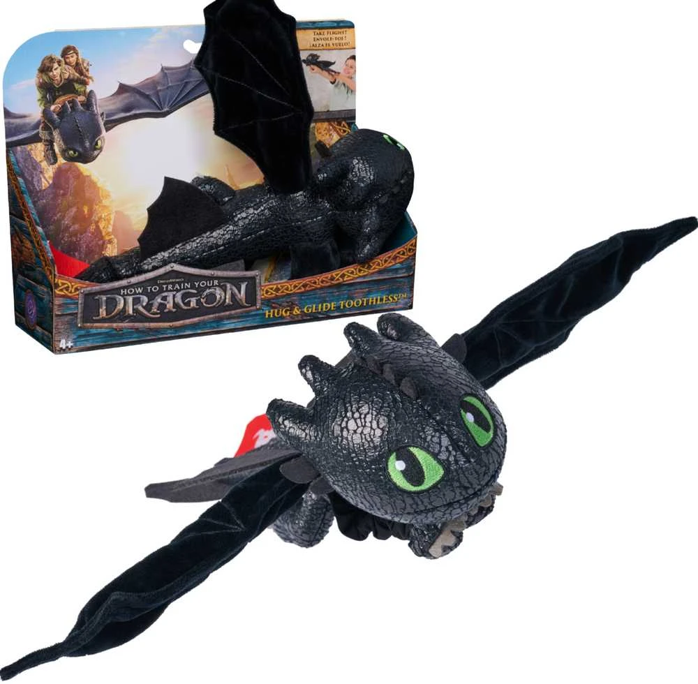 DRAGONS Pliušinis slibinas Bedantis, 30 cm