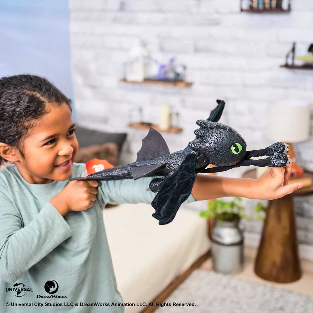 DRAGONS Pliušinis slibinas Bedantis, 30 cm