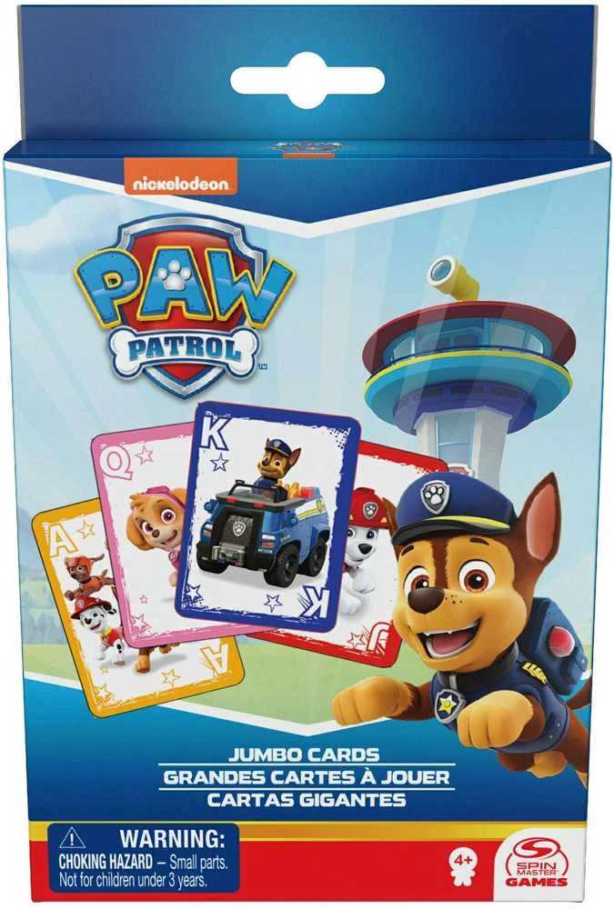 Spin Master Spin PAW Patrol kortų žaidimo „Jumbo“ kortelių kaladės vakarėlio sukimo meistras