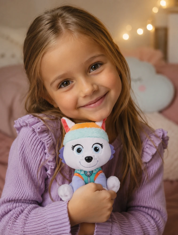 PAW PATROL Pliušinis šuniukas-patrulis EVEREST, 15cm
