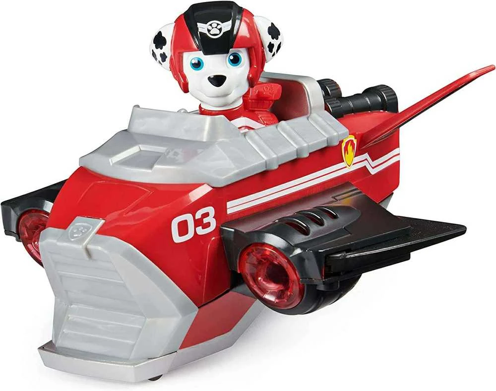 Spin Master Paw Patrol Marshall Rescue Rescue Set Reaktyvinis lėktuvas + Figūros šviesos garsas